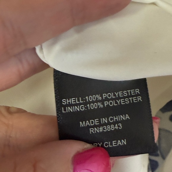 Sam Edelman Dress Size 6 Navy Blue &โ Cream Smocked Maxi Dress ๐๐ - Picture 11 of 11